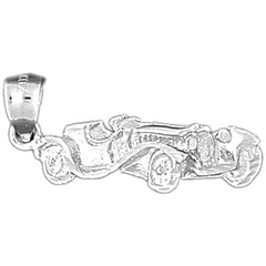 Sterling Silver Car Pendant