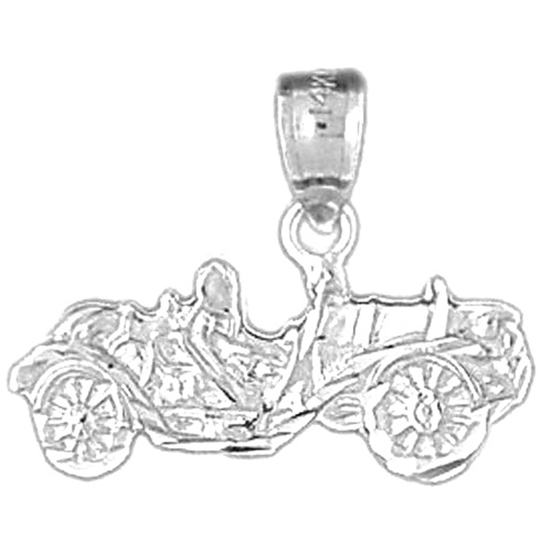 Sterling Silver Car Pendant