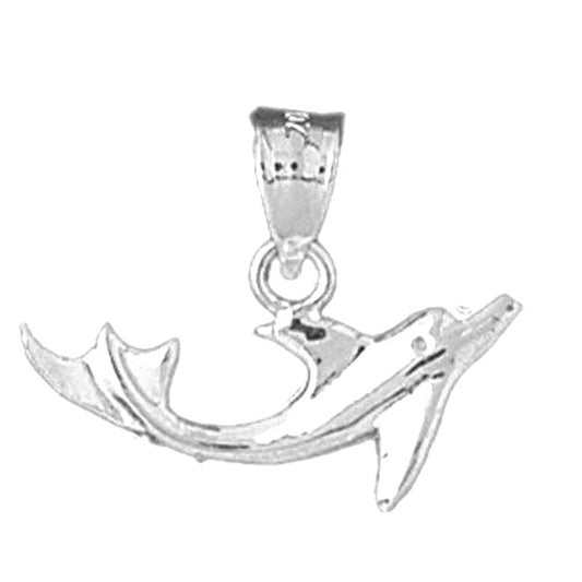 Sterling Silver Dolphin Pendant