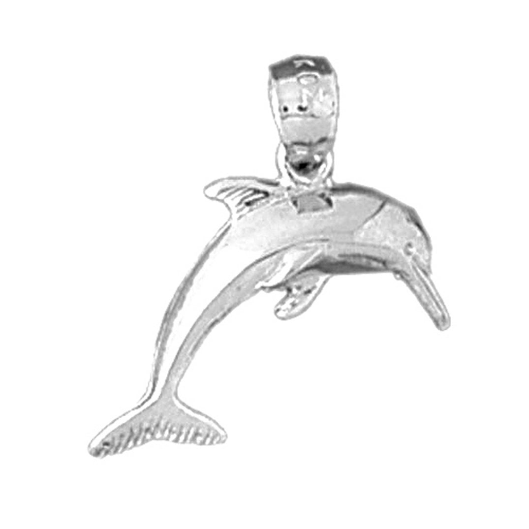 Sterling Silver Dolphin Pendant