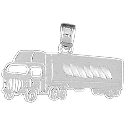 Sterling Silver Truck Pendant