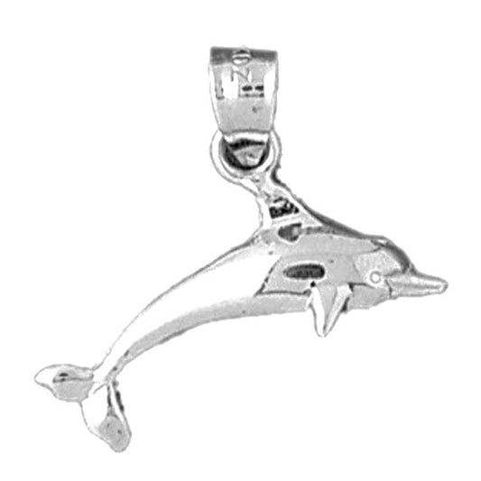 Sterling Silver Dolphin Pendant