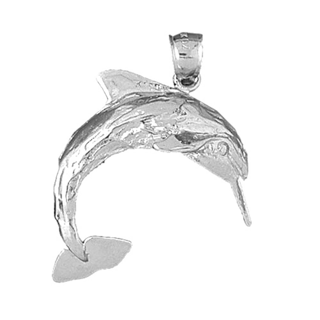 Sterling Silver Dolphin Pendant