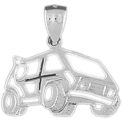 Sterling Silver Off Road Vehicle Pendant