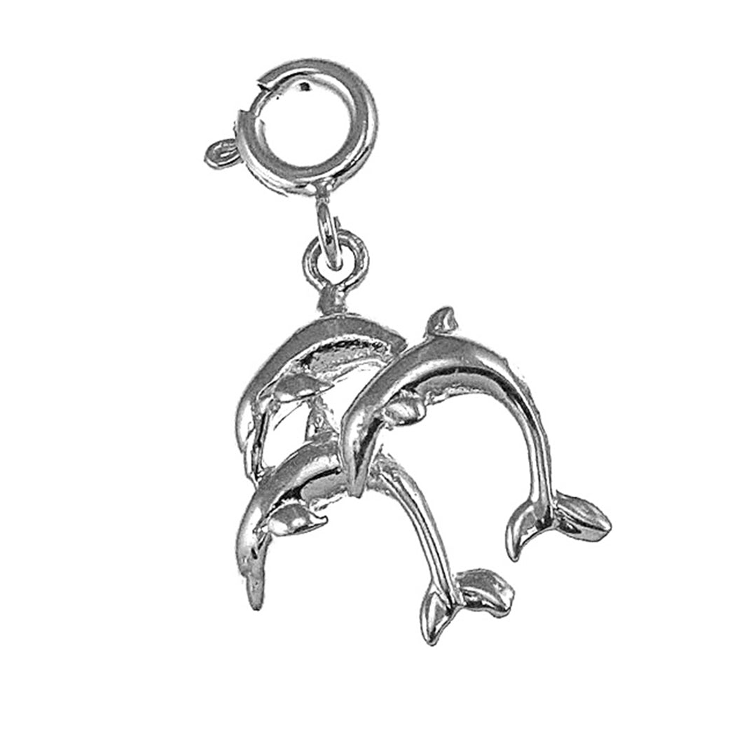 Sterling Silver Dolphin Pendant