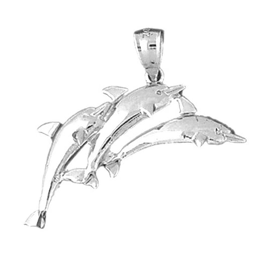 Sterling Silver Dolphin Pendant