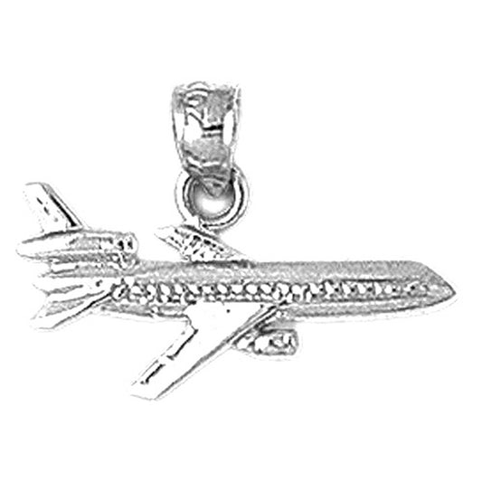Sterling Silver Airplane Pendants
