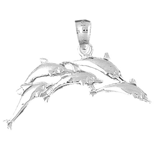 Sterling Silver Dolphin Pendant