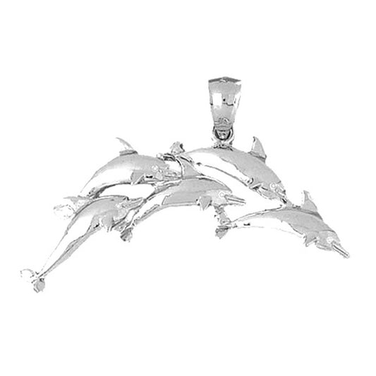 Sterling Silver Dolphin Pendant