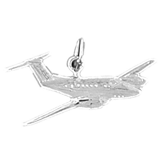 Sterling Silver Airplane Pendants