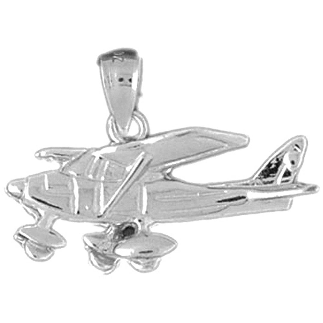 Sterling Silver Airplane Pendants