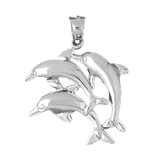 Sterling Silver Dolphin Pendant