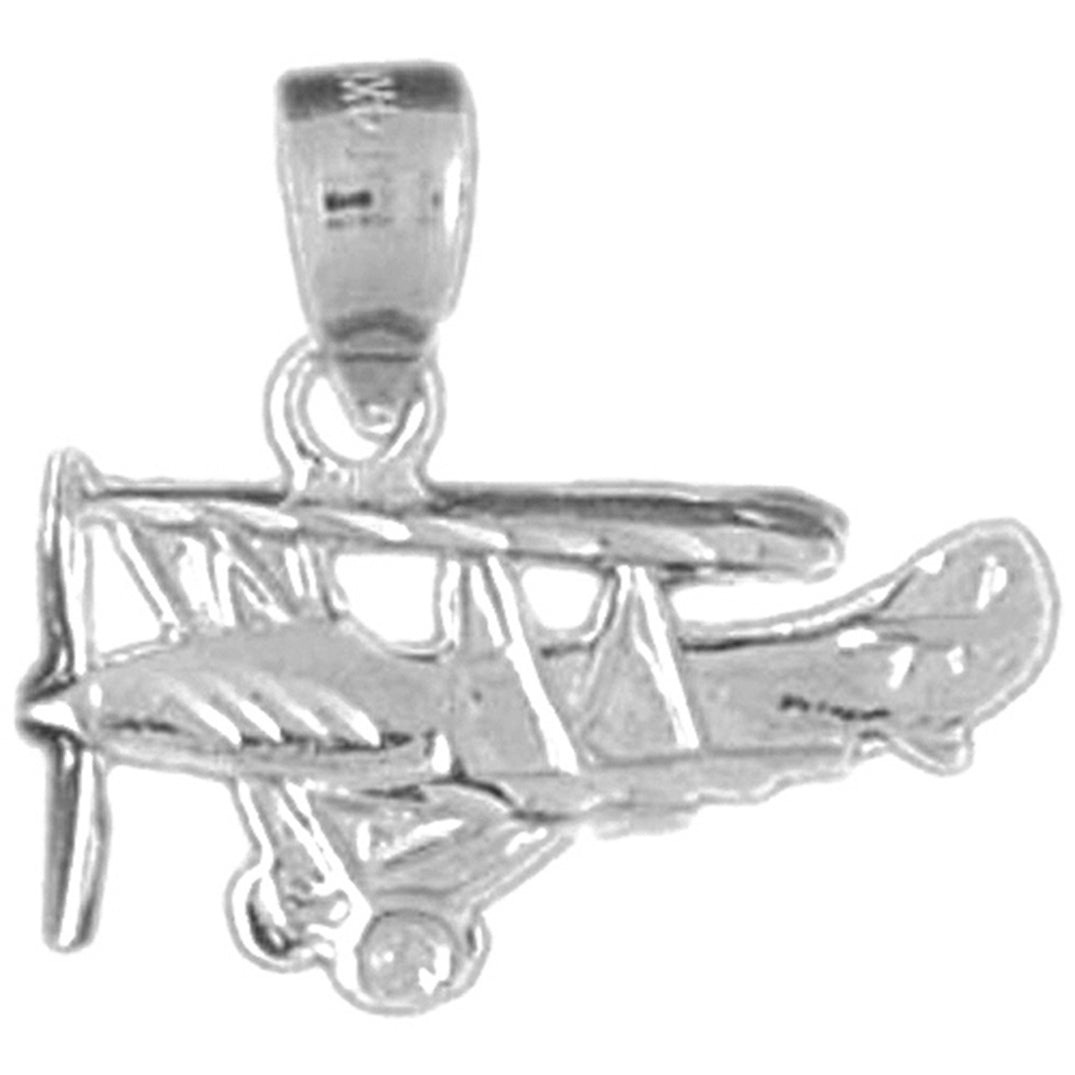 Sterling Silver Airplane Pendants