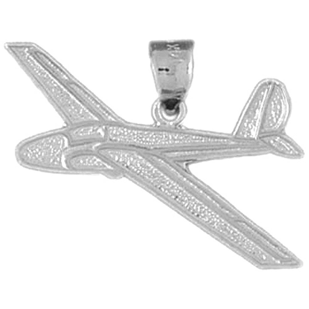 Sterling Silver Airplane Pendants