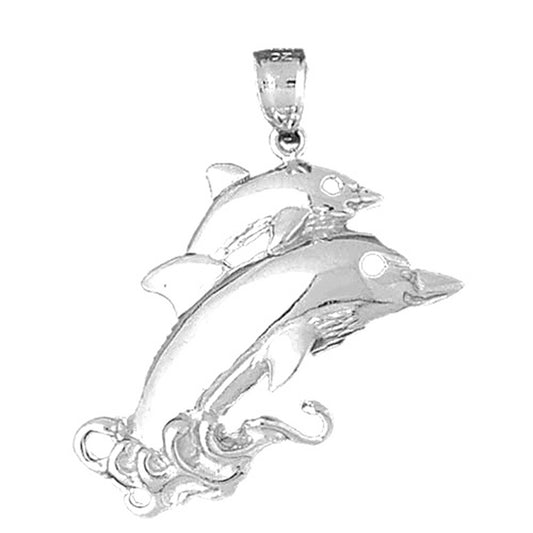 Sterling Silver Dolphin Pendant