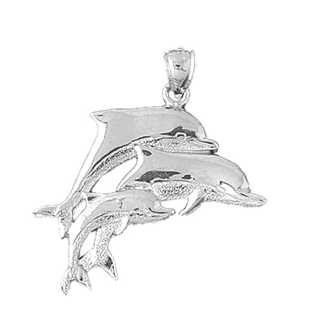 Sterling Silver Dolphin Pendant