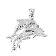 Sterling Silver Dolphin Pendant