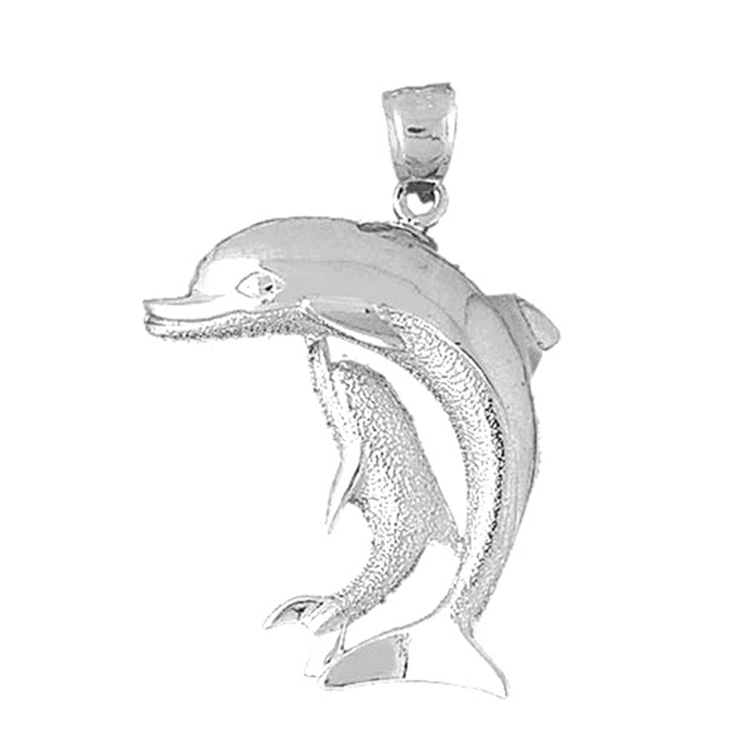 Sterling Silver Dolphin Pendant