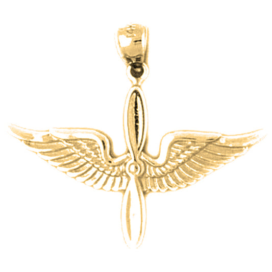 10K, 14K or 18K Gold United States Air Force Pendant