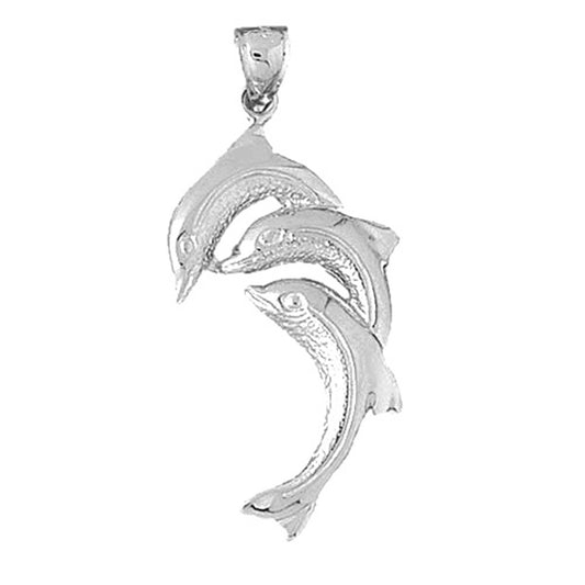 Sterling Silver Dolphin Pendant