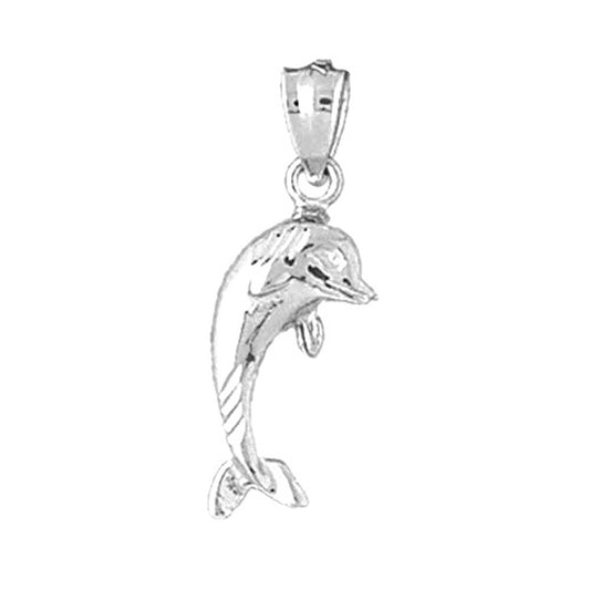 Sterling Silver Dolphin Pendant