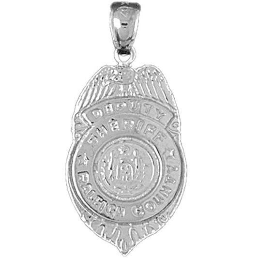 Sterling Silver Raleigh County Pendant