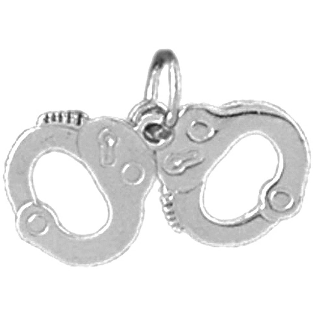 Sterling Silver Handcuffs Pendant