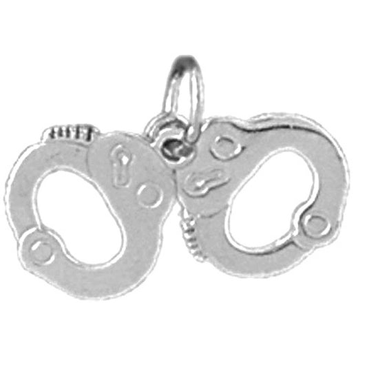 Sterling Silver Handcuffs Pendant