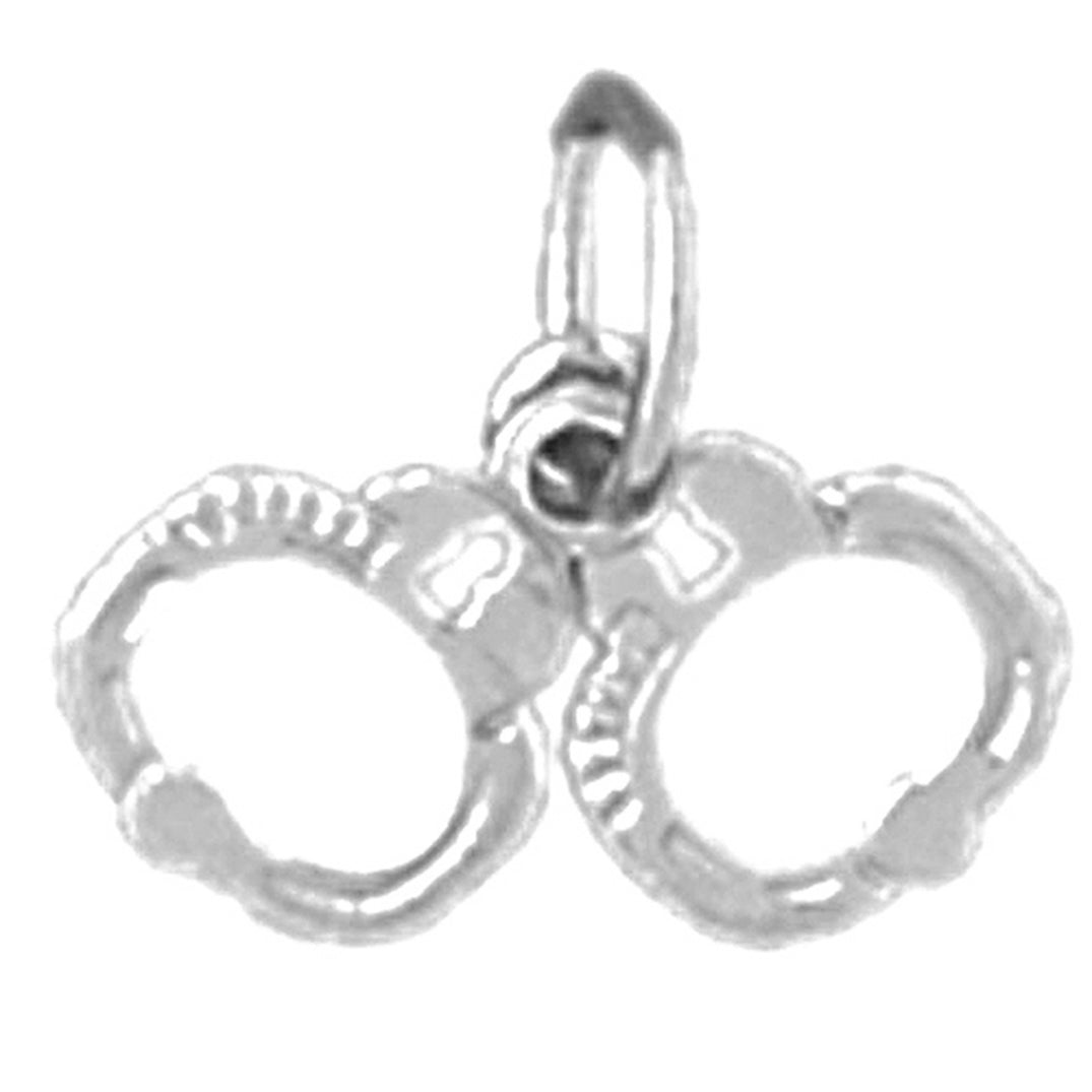 Sterling Silver Handcuffs Pendant