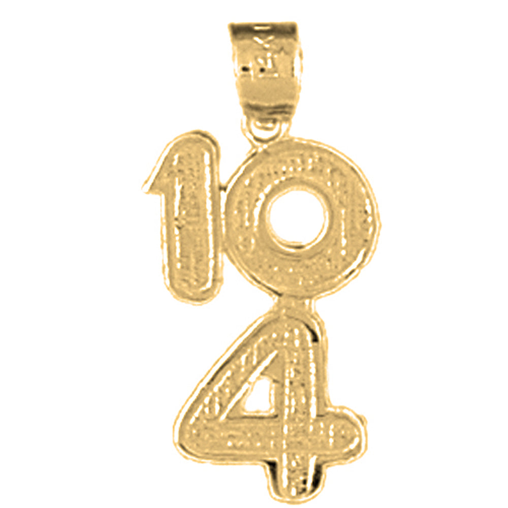 Yellow Gold-plated Silver 40455 Pendant