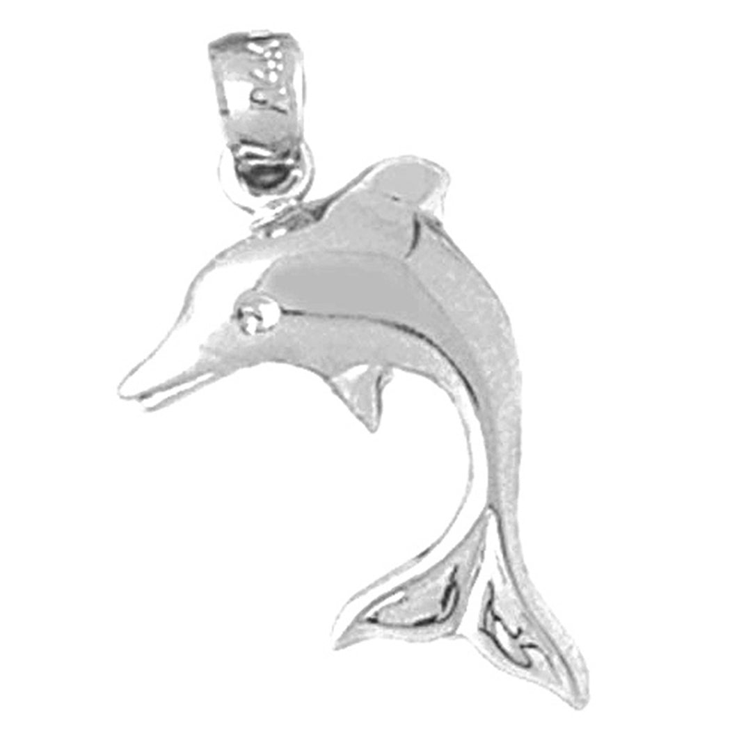 Sterling Silver Dolphin Pendant