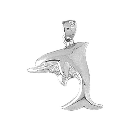 Sterling Silver Dolphin Pendant