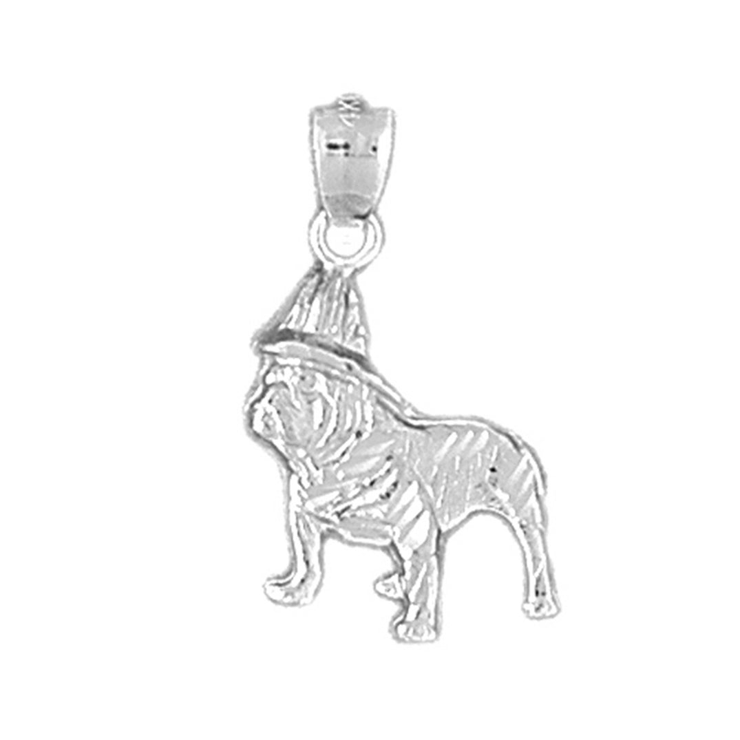 Sterling Silver Fire Dog Pendant