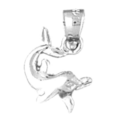 Sterling Silver Dolphin Pendant