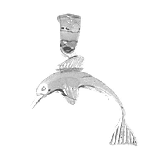 Sterling Silver Dolphin Pendant