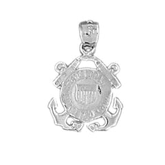 Sterling Silver United States Navy Logo Pendant
