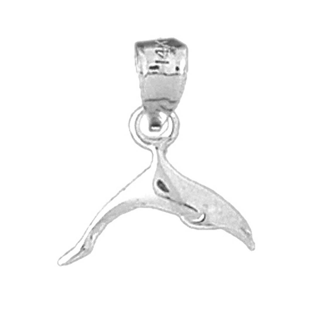 Sterling Silver Dolphin Pendant