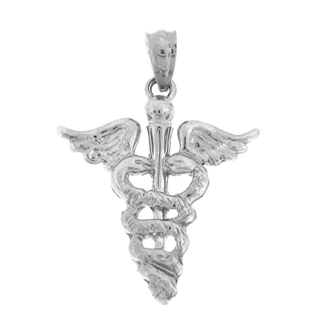 Sterling Silver Cadeusus Pendant