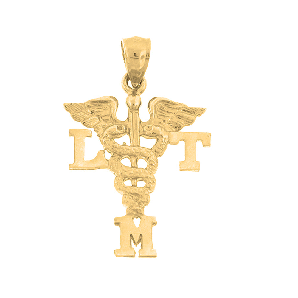 Yellow Gold-plated Silver Ltm Pendant
