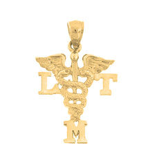 Yellow Gold-plated Silver Ltm Pendant