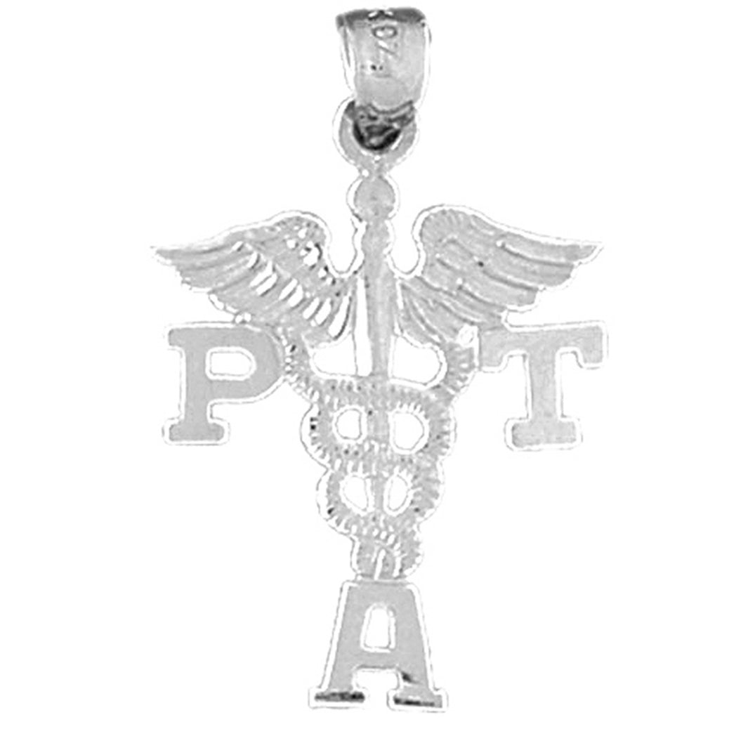 Sterling Silver Pta Physical Therapist Assistant Pendant