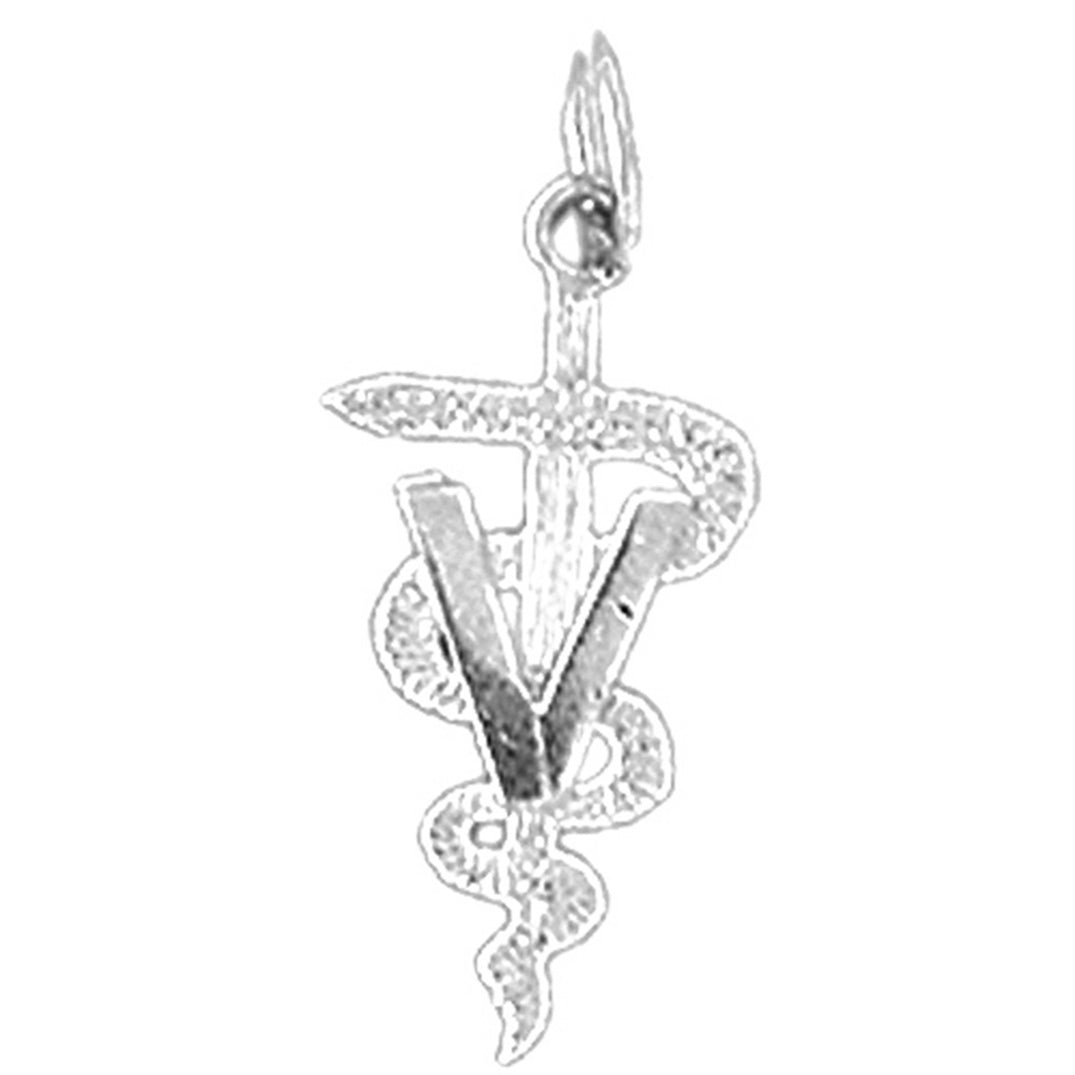 Sterling Silver Cadeusus Pendant