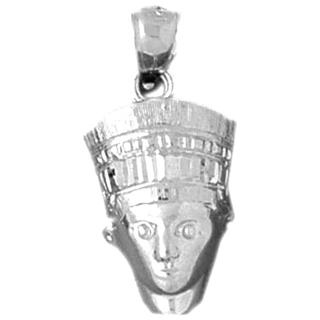 Sterling Silver Nefertiti Pendant