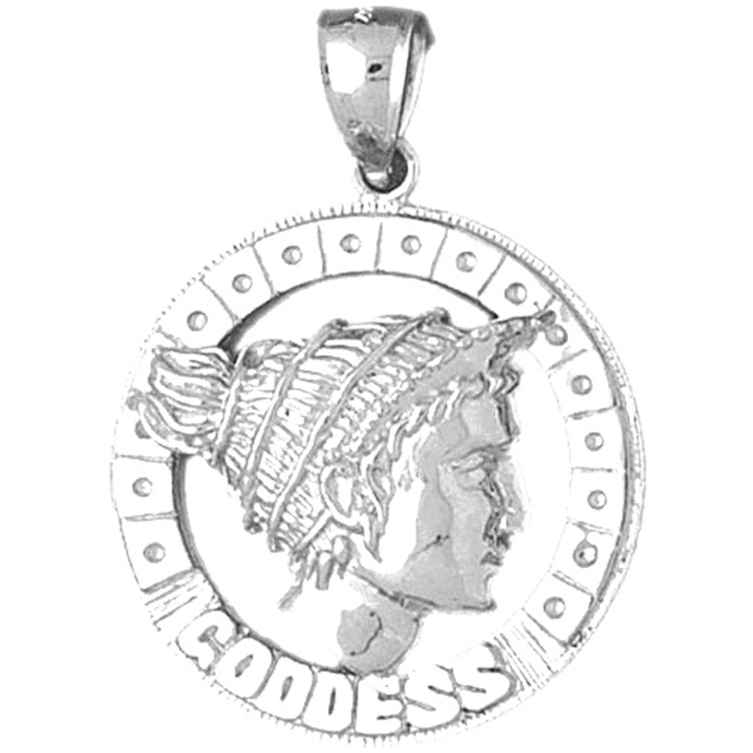 Sterling Silver Egyptian Goddess Pendant