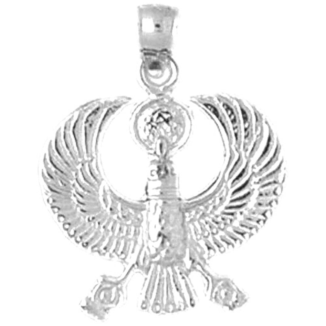 Sterling Silver Eqyptian Bird Pendant