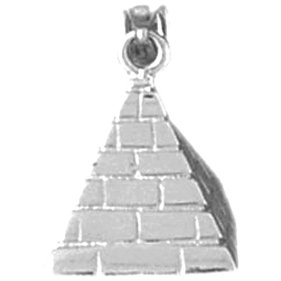 Sterling Silver Pyramid Pendant