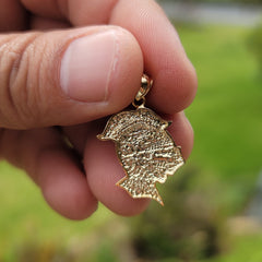 Sterling Silver Knight Pendant (Rhodium or Yellow Gold-plated)