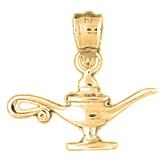 Yellow Gold-plated Silver Gene Lamp Pendant