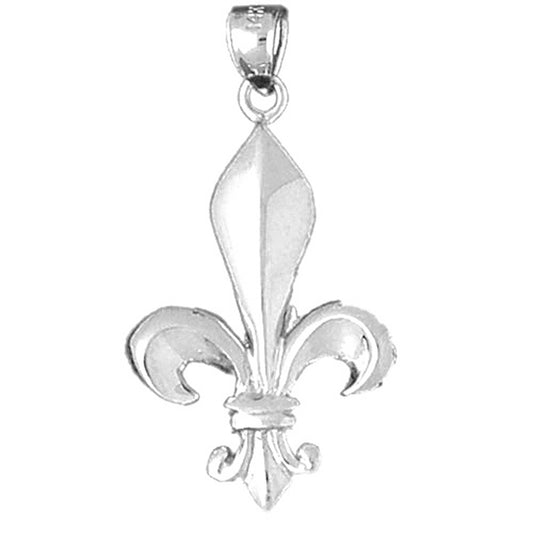 Sterling Silver Fleur De Lis Pendant