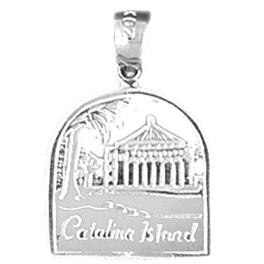 Sterling Silver Catalina Island Pendant